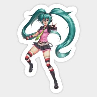 Punk Hatsune Miku Sticker